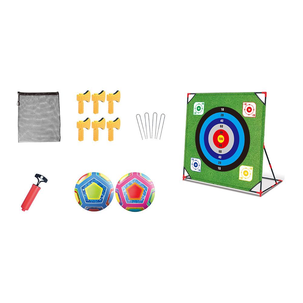 

4 в 1 Открытый метательный игровой костюм для родителей и детей футбольная спортивная стойка игровые игрушки A03#