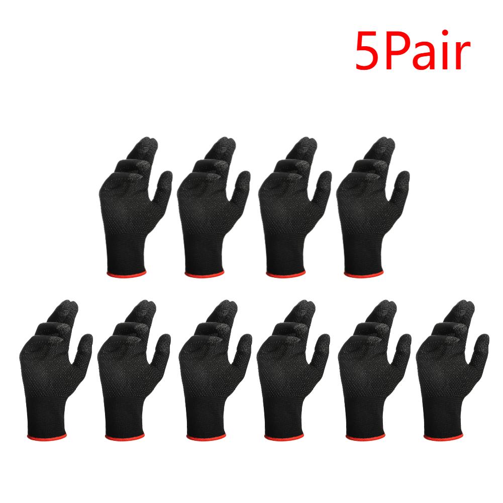 1-10 Paar Unisex Anti-Rutsch Touchscreen-Handschuhe Atmungsaktiv Schweißableitend Gestrickte Thermohandschuhe Motorradhandschuhe Sport Vollfinger