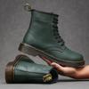 Martin boots retro pracovní boty 8-dílné motorkářské boty pánská obuv vysoké hnědá kůže neformální 1460