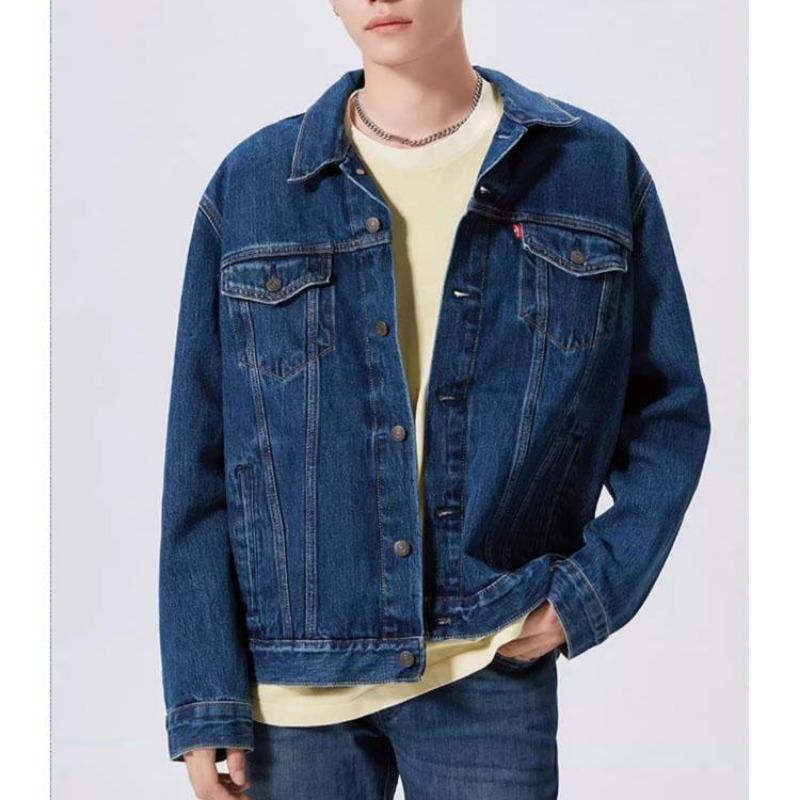 Giacca di jeans Levis con colletto Uomo Giacche Blu 72334-0133