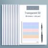 A4 Large Capacity Lever Arch File Folder with Thick Cover for Exam Papers and Documents