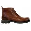 Mens Focus Leather Block Heel Boots