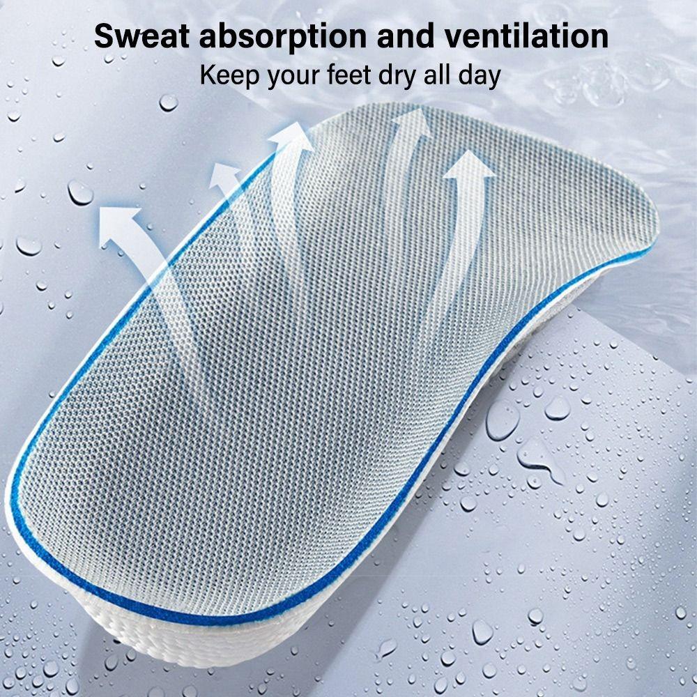 Arch support Invisible height Insole Breathable Increasing Half Insole Half Insole for Men Women