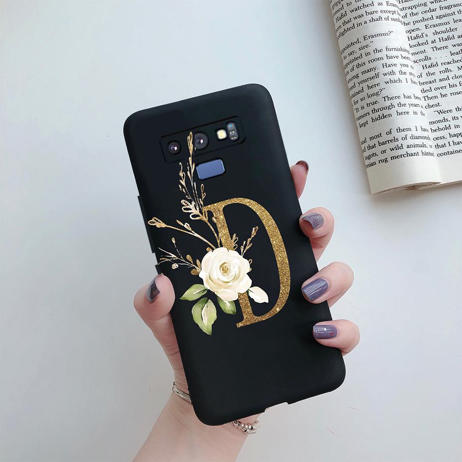 Case For Samsung Galaxy Note 9 Case Silicone TPU Bumper Shockproof Cute Letters Cover For Samsung Galaxy Note9 N9600 N960F Case