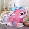 Pink Stitch Water Blanket Soft Throw Blanket For Home Bedroom Bed Sofa Travel Office Solid Christmas Blanket