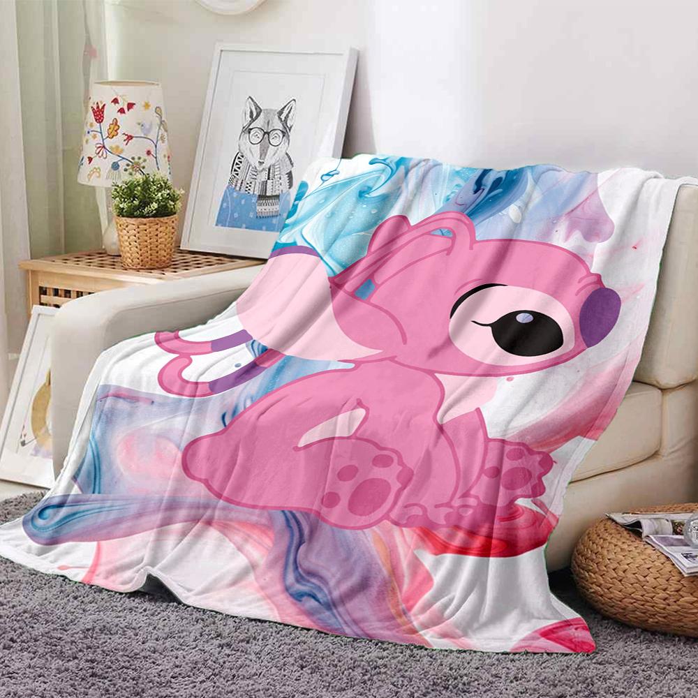 Pink Stitch Water Blanket Soft Throw Blanket For Home Bedroom Bed Sofa Travel Office Solid Christmas Blanket