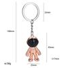 Custom Space Rabbit Astronaut Keychain Pendant