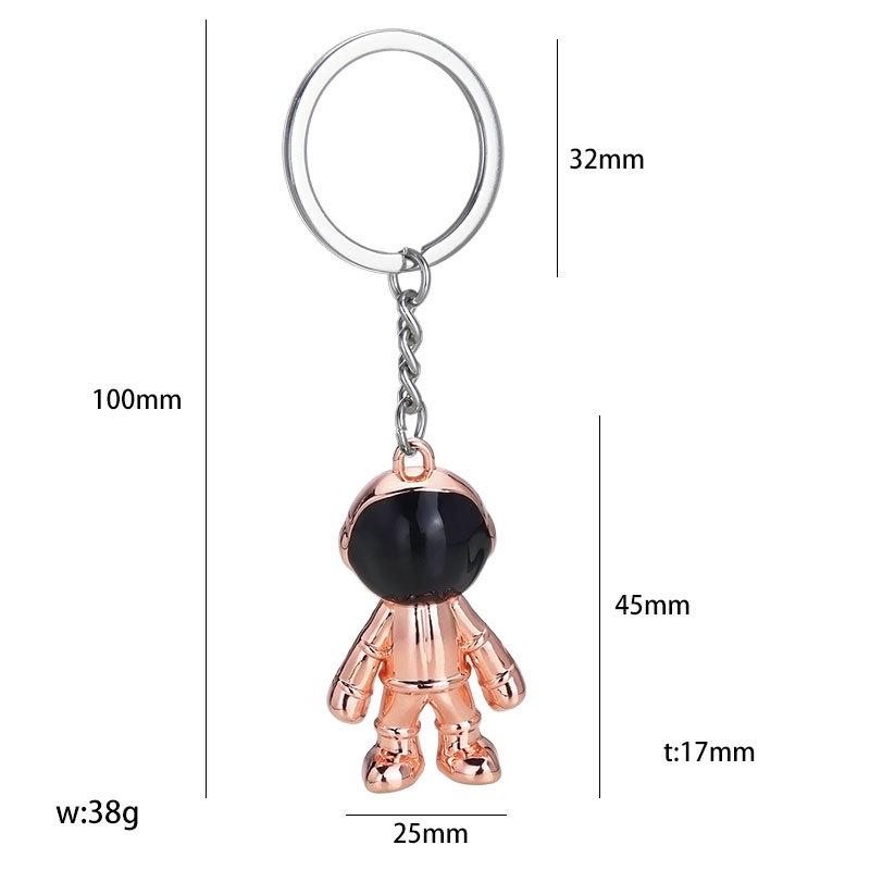 Custom Space Rabbit Astronaut Keychain Pendant