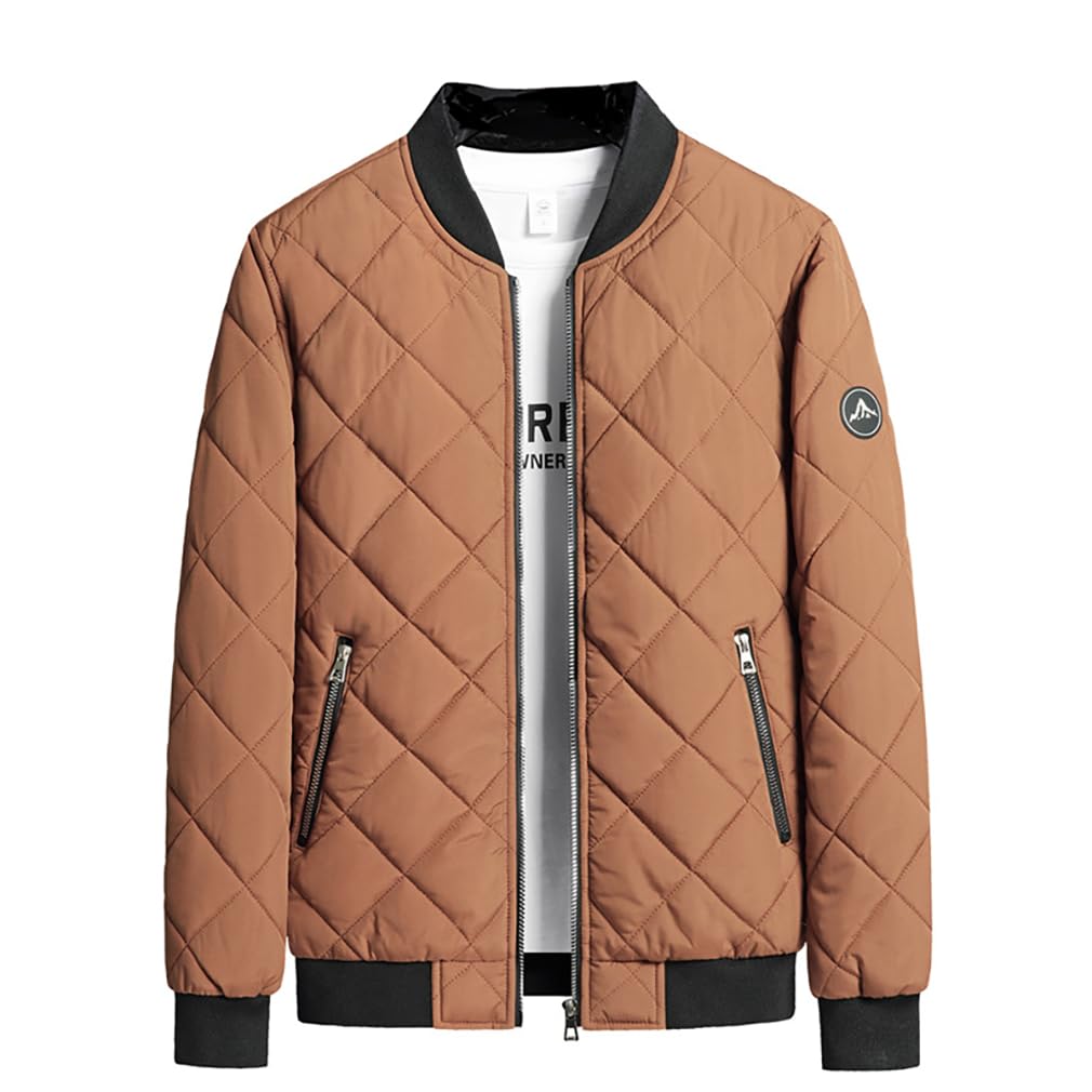 

Vasarhely Quilted Down Sizes Casual Outerwear for Outdoor and Lightweight for Autumn and Winter Men s Jacket, Fleece-Lined, M-6XL, Activities, Rider s