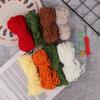 Diy Rose Bouquet Coaster Material Kit Handmade Crochet Flower Placemat Cupmat Home Desktop Potted Plant Ornaments Gift