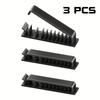 3pcs Self Adhesive Cable Clips 10 Slots Desk Wire Organizer Holder Home Office Car Cord Management Fixer