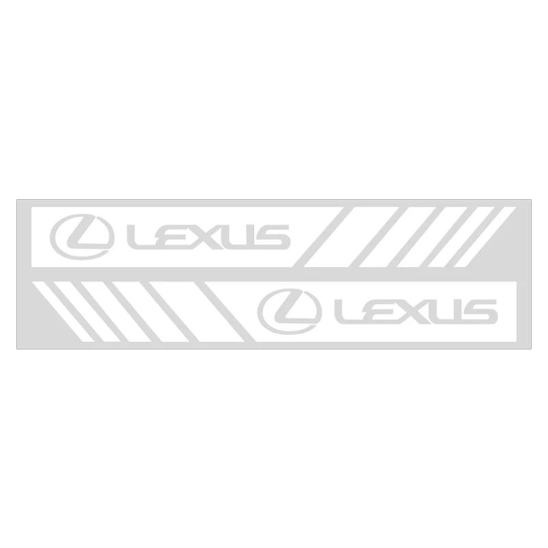2 szt. Samochodowa Naklejka 3D Pasek Wyścigowy Paski Dekoracja Stylingowa Lusterek Bocznych Tylnych Dla Lexus IS250 Ct200h LS430 LX570 NX300h IS300h RX330 ES300h UX250h
