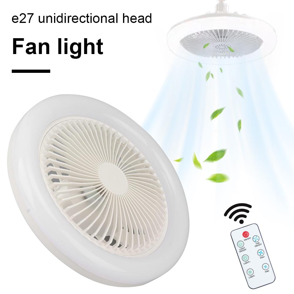 E27 30w LED Ceiling Fan with Light Remote Control Modern Ceiling Fan Stepless Dimmable 3-Speed Ceiling Fan Lamp for Living Room