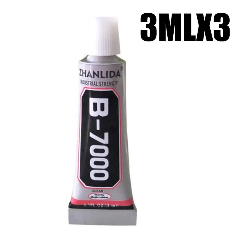 3ML B-7000 Glue Multi Purpose Glue Adhesive Epoxy Resin Repair Cell Phone LCD Touch Screen Fastness Transparent Repair Soft Glue