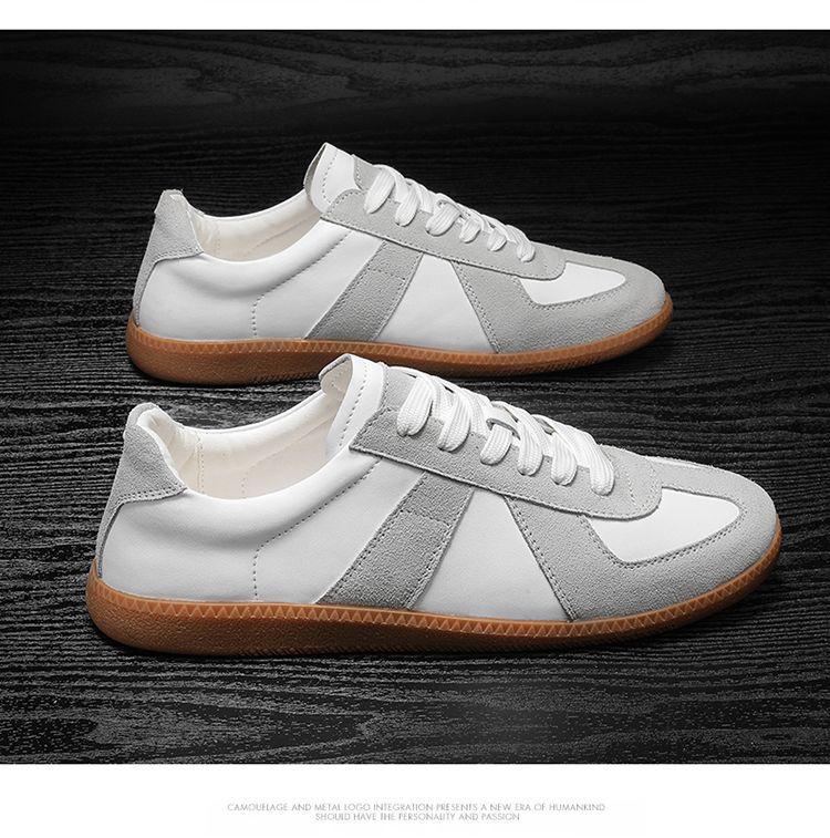 2025 Women's Retro German Trainer White Thick-Soled Casual Sneakers