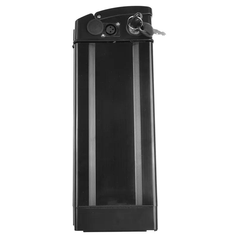 Reliable Electric Bike Battery Box, Ebike Holder Case with Charging Socket, Output Port , Perfect for Electric Bicycles