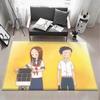 Anime T Teasing Master Takagi San Floor Mat Eco  Flannel Doormat Non Slip Odorless Indoor Floor Rug Soft Short Plush Home Mat