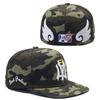 Spring Hat Korean Angel Wings Camouflage Baseball Cap Ins Niche Flat Brim Hat Street Embroidery Cap