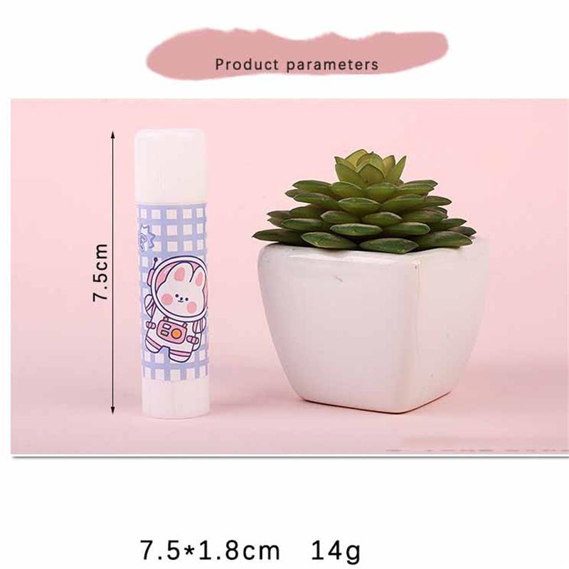 

Мультяшный клей-карандаш для студентов, детей, высокая вязкость, твердый клей, прочная фиксация, забавные канцелярские товары, школьные и офисные и домашние принадлежности 1pc