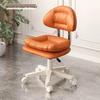 Liftable Rotating Beauty Stool with Backrest - Simplistic Design for Makeup and Nail Art