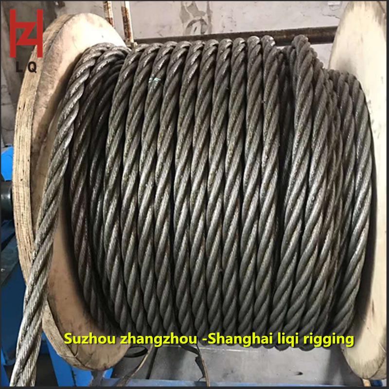 15mm Oiled Bright Steel Wire Rope for Lifting and Hoisting Winches