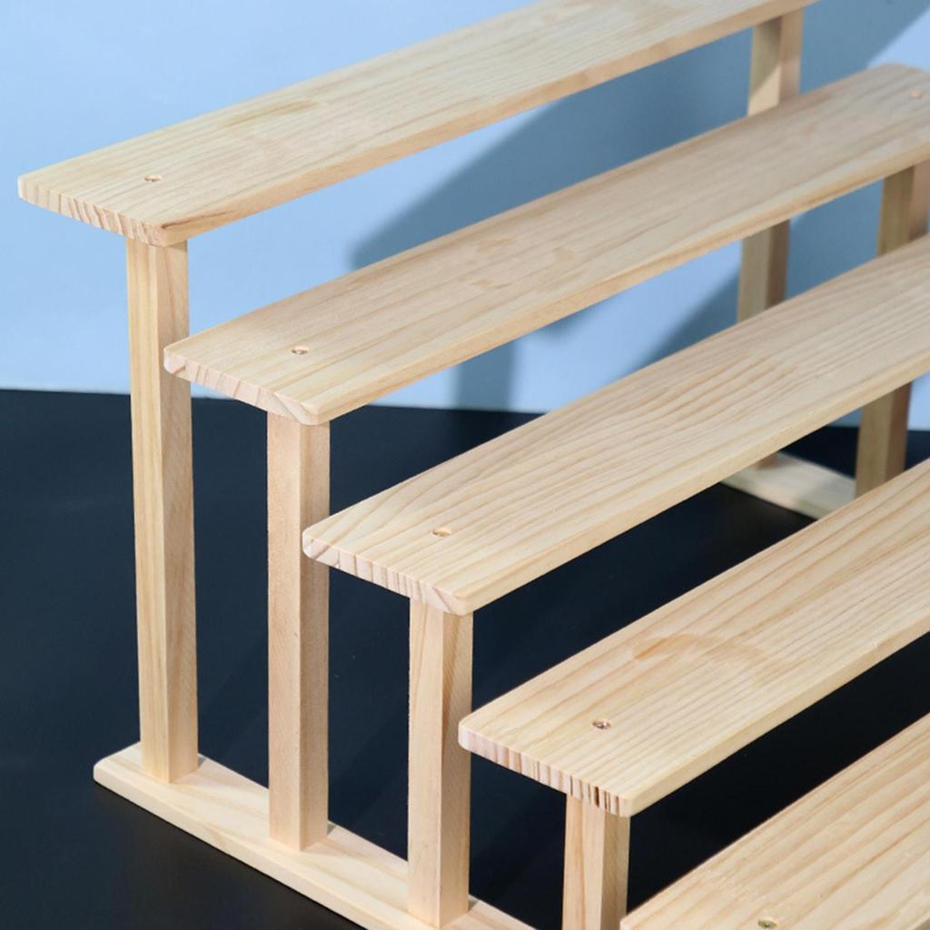 Wooden Figurine Stand, Perfume Organizer, Cupcake Stand, for Desserts, Collectibles, Display Cases, Home Decoration