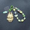 Golden 999 Pure Gold Mobile Phone Pendant Keychain Cartoon Plush Bag Charm