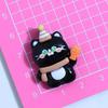 10Pcs New Cute Cartoon Black Cat Series Flat Back Ornament Jewelry Bows Accessories