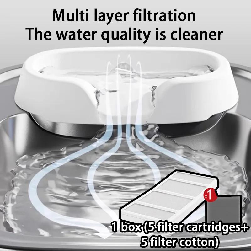 Pet Water Dispenser Filter Element Professional Filterate Micro Porous Filter Cotton Absorb Odors Cat Dog Watering Accessories