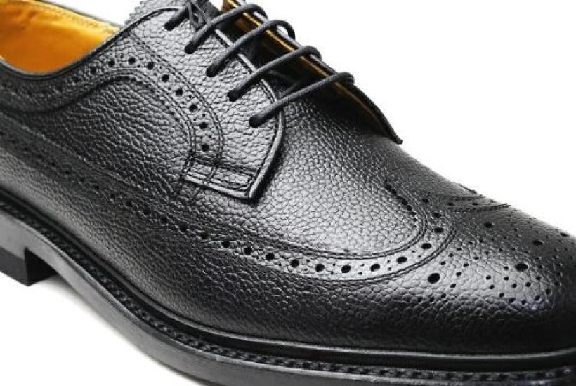 Pánské boty Wingtip 2585N černé [Regal] 24,5 cm
