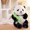 New Giant Panda Doll Flower Panda Plush Toy Doll Backpack Doll Same Birthday Gift In Chengdu