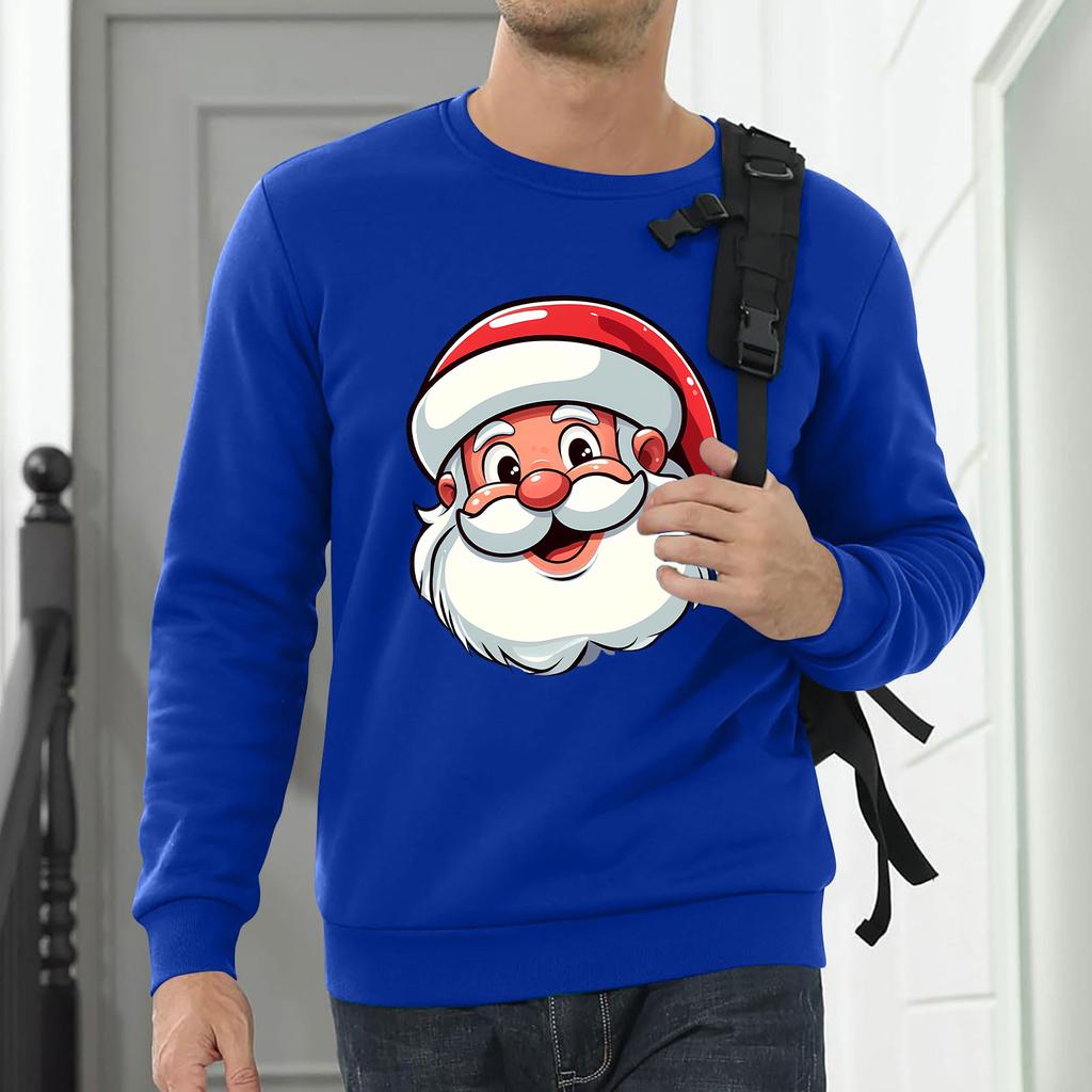 Men Sweatshirt Christmas Shirt Long Sleeve Funny Holdiay Crewneck Xmas Tops