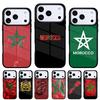 Marokko Flagge Wappen weiche Handyhülle für iPhone 17 16 15 14 13 Pro Max Rückabdeckung für 12 11 Pro Hülle