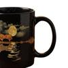 Haushaltsküchen-Grundausstattung Mondschein-Melodie Keramiktasse, 11oz 15oz Mondbeschienener Fluss Kaffeetasse Elegante Heißgetränke Tasse für Bürogebrauch Geschenk Liebhaber