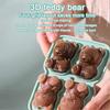 Silicone Ice Tray Cute Bear Shape Ice Mold Easy Release Ice Cube Maker