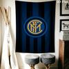 Inter Milan Iconic Crest Design Bedding 1 Duvet Cover 2 Pillowcase Without Core Christmas Birthday Gift Bedding Set