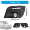 Foglight Frame Cover Bumper Foglight Grille Replacement Accessories for Berlingo Partner Front Bumper Foglight Grilles