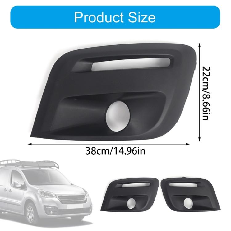 Foglight Frame Cover Bumper Foglight Grille Replacement Accessories for Berlingo Partner Front Bumper Foglight Grilles