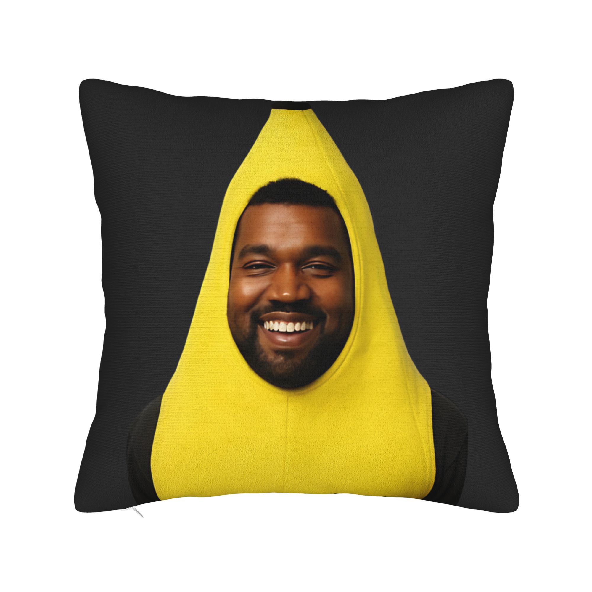 

Banana Kanye Meme Pillow Case Comfy Pillow Cover Retro Trendy Pillowcases For Couch Sofa Bedroom 12x12Inch