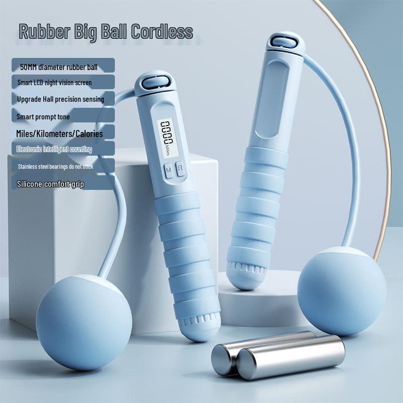 Electronic Cordless Jump Rope for Adult Fitness & Weight Loss