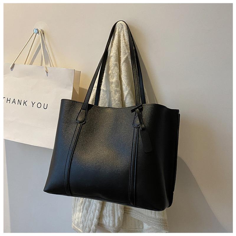 Borsa grande autunno e inverno da donna 2 nuove alla moda semplici ad alta capacità in morbida pelle borsa tote casual versatile borsa a tracolla