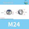 Stainless Steel Self-locking Nylon Lock Nut DIN985, M3-M30, Anti-slip/loosening.