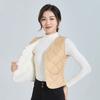 Winter Down Cotton Vest for Women Plus Velvet Thickened 2025 New Lightweight Slim Short Warm Vest
