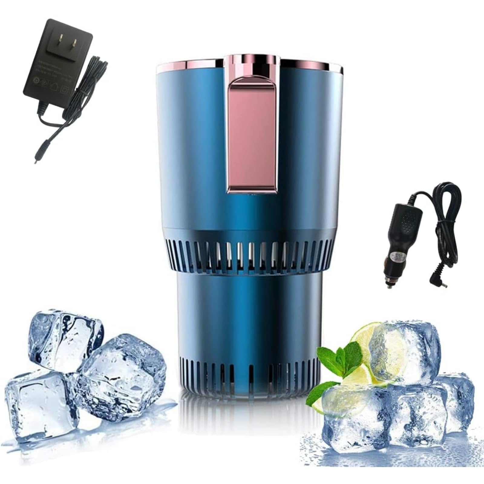 LUCKADD Portable Rapid Cooling Cup, Drink Holder, In-Car Cooling Cup, Heat Retention, Cold Retention 24V