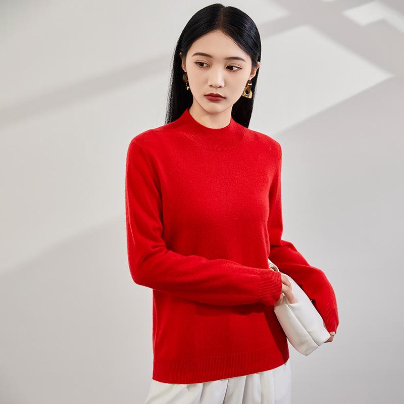 Women's Loose Cashmere Sweater - 2025 Autumn/Winter Fashion, Round Neck, Long Sleeve Knit Pullover.