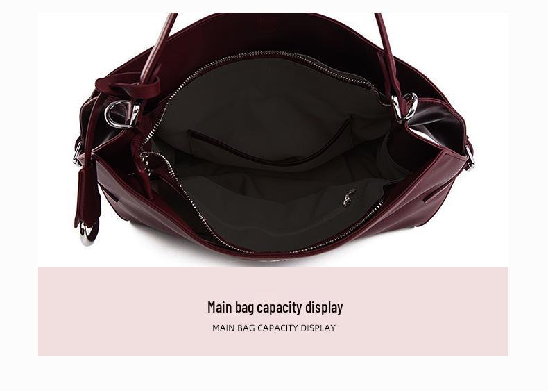 Fashionable Ladies' Versatile Cross-Body Shoulder Handbag - Large Capacity for Work Commute