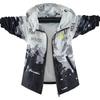 Boys Kids Gradient Hooded Windbreaker Jacket Children Casual Spring Outerwear