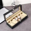 2/3/4/5/6/8/10/12 Slots PU Leather Watch Box Traditional Style Watch Storage Box Gift Watch Case With Lock