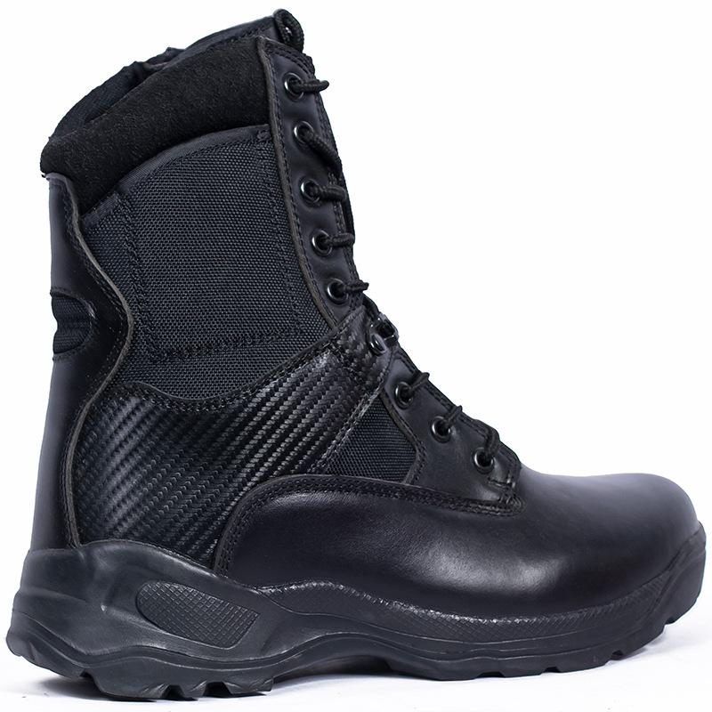High Top Boots Black Outdoor Integrated Desert Hiking Mountaineering Shoes