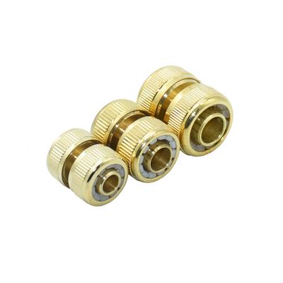 Brass 16mm Nipple Quick Connector 1/2'' 3/4'' 1'' Thread Hose Quick Connector Car Wash Garden Irrigation Water Gun Fitting